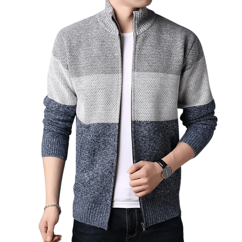 Cardigan Masculino Em Lã