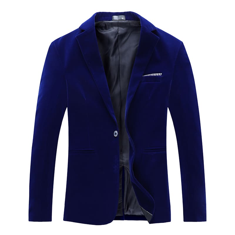 Blazer Masculino Aveludado De Luxo