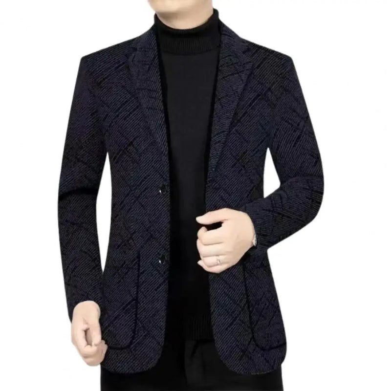 Blazer Masculino de Luxo Ajustado - Estilo Moderno