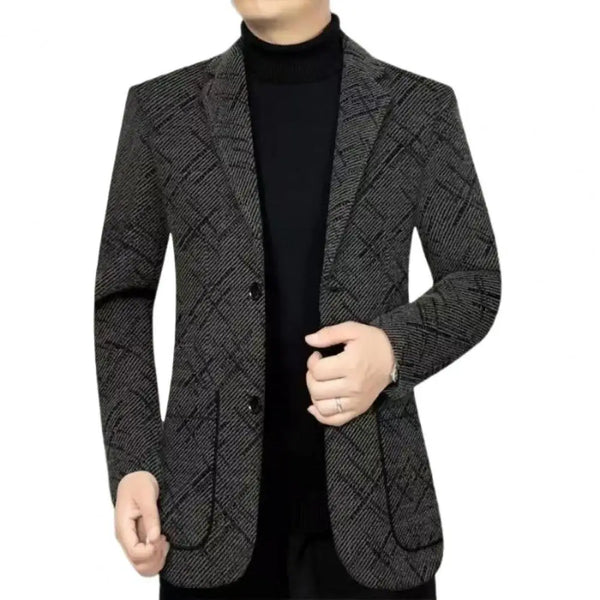 Blazer Masculino de Luxo Ajustado - Estilo Moderno