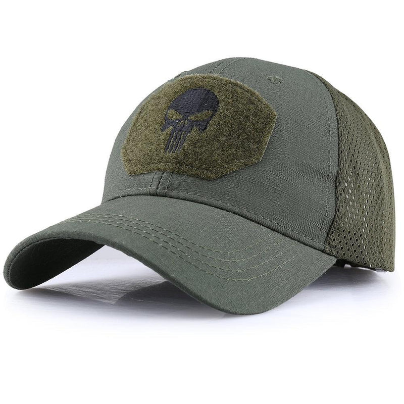 Boné Masculino Camuflado Multicamadas Ajustável - SkullHat