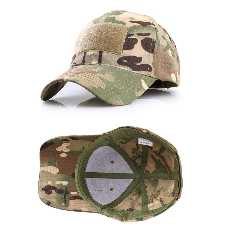 Boné Masculino Camuflado Multicamadas Ajustável - SkullHat