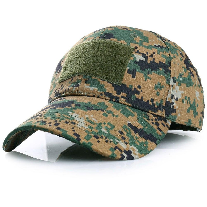 Boné Masculino Camuflado Multicamadas Ajustável - SkullHat