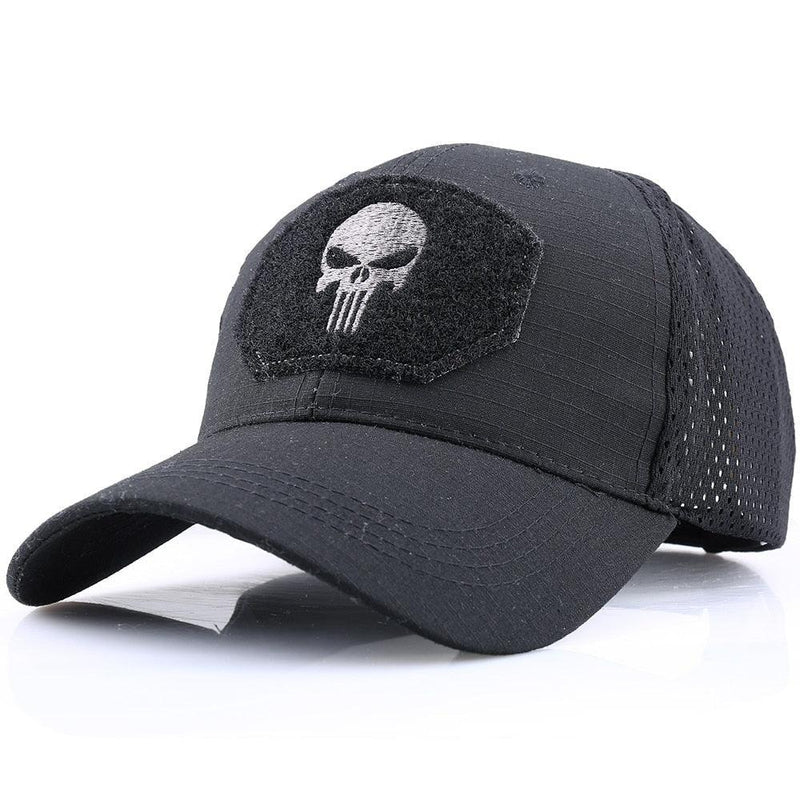 Boné Masculino Camuflado Multicamadas Ajustável - SkullHat